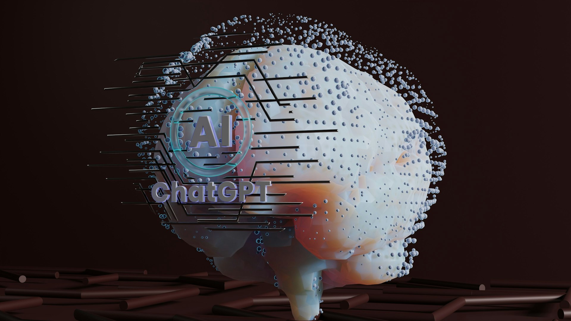 a digital image of a brain with the word change in it